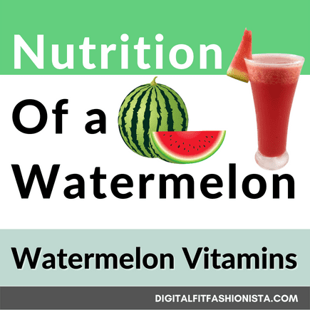Read more about the article Nutrition of a Watermelon