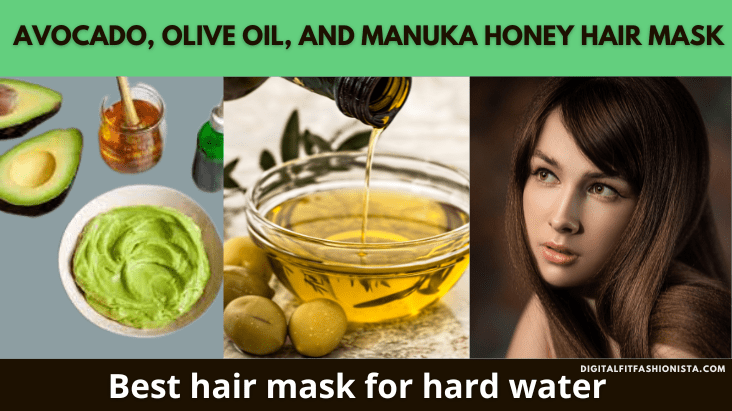 Avocado, Olive oil, and Manuka Honey Hair mask