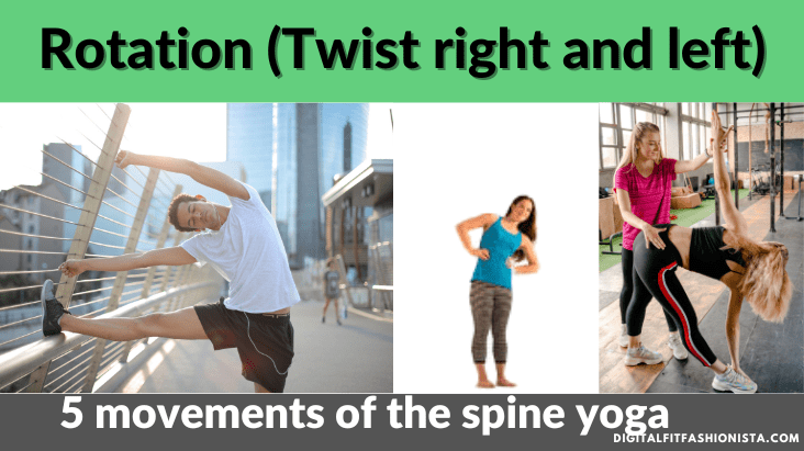 Rotation (Twist right and left)