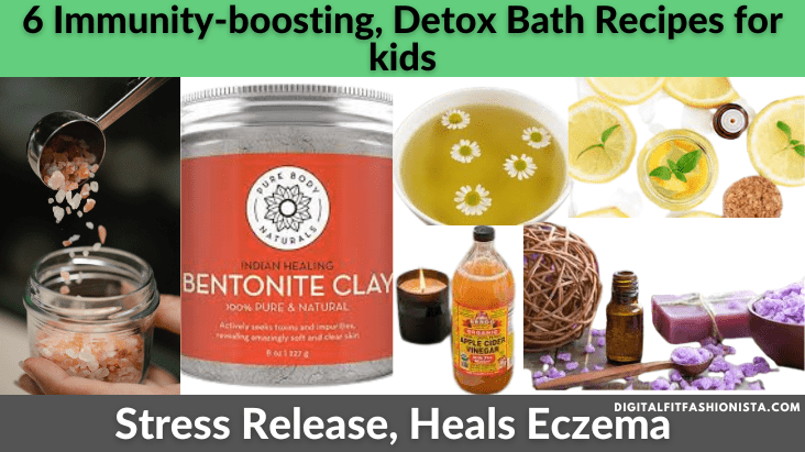6 Immunity-boosting, Detox Bath Recipes for kids