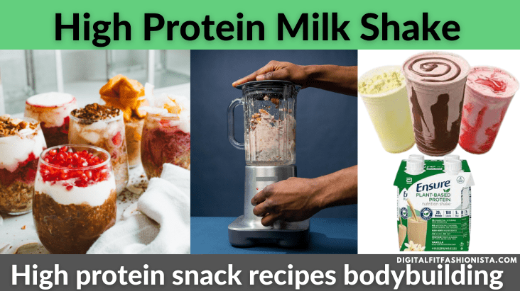 High Protein Milk Shake