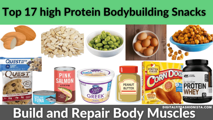 Top 17 high Protein Bodybuilding Snacks