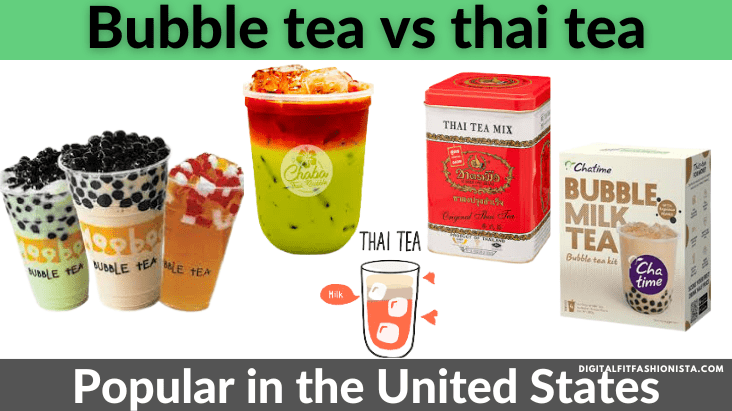 Bubble Tea vs Thai Tea