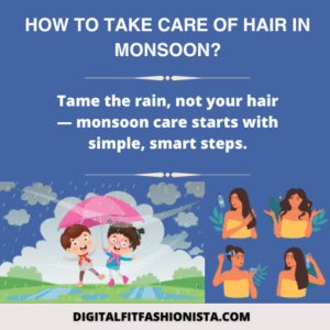 Read more about the article How to take care of hair in monsoon?